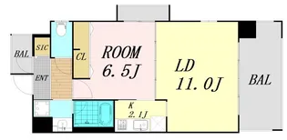 NORTH VILLAGE壱番館【9階】の間取り