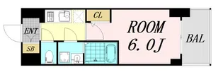エスリード ザ・グラン大阪ノース【8階】の間取り