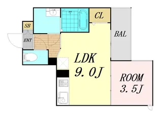 Royal Maison城東【4階】の間取り