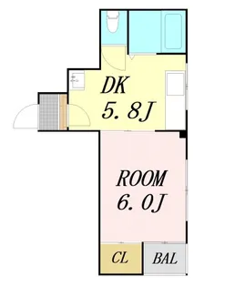 サンライフ菅原【4階】の間取り