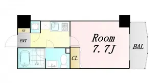 大阪府大阪市北区豊崎5丁目【マンション】の間取り