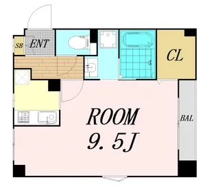大阪府大阪市天王寺区小橋町【マンション】の間取り