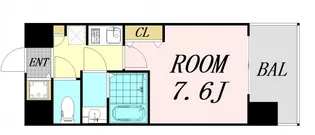 大阪府大阪市福島区玉川3丁目【マンション】の間取り