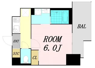 大阪府大阪市淀川区十三本町2丁目【マンション】の間取り