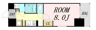 La Douceur玉造【14階】の間取り