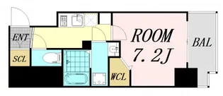 大阪府大阪市中央区内久宝寺町2丁目【マンション】の間取り