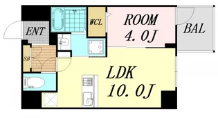 大阪府大阪市中央区内久宝寺町2丁目【マンション】の間取り