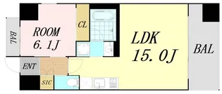 プレジオ帝塚山【7階】の間取り