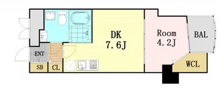 セレニテ梅田EST【8階】の間取り