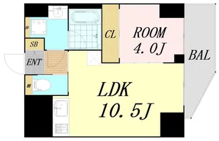 プレジオ永和EURO【15階】の間取り
