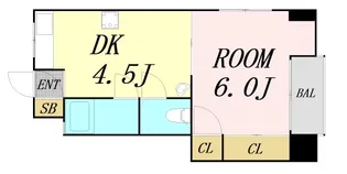 大阪府吹田市江の木町【マンション】の間取り