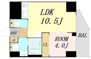 大阪府東大阪市長栄寺【マンション】の間取り