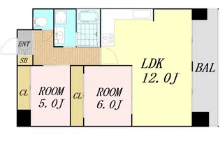 テン・フォーティ【3階】の間取り