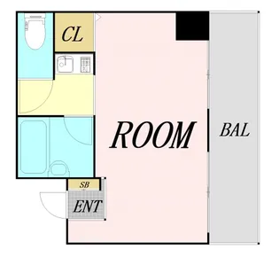 1Kの間取り画像