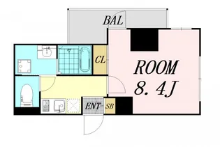 Dimus新大阪【13階】の間取り