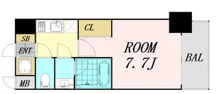 S-RESIDENCE福島Luxe【15階】の間取り
