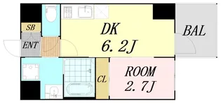 セレニテ新大阪グランデ ミリュー【13階】の間取り