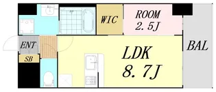 セレニテ新大阪グランデ ミリュー【11階】の間取り