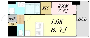 セレニテ新大阪グランデ ミリュー【5階】の間取り