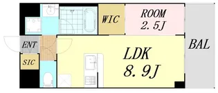 大阪府大阪市淀川区西宮原1丁目【マンション】の間取り