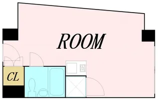 ステュディオ新御堂【10階】の間取り