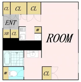 大阪府大阪市淀川区西中島1丁目【マンション】の間取り
