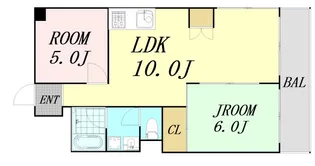 米虫ハイツ【1階】の間取り