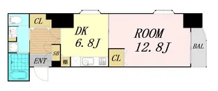 アーデン土佐堀【4階】の間取り