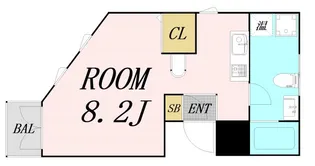 1Rの間取り画像