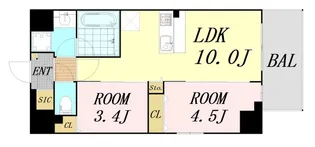スプランディッドⅨ【7階】の間取り