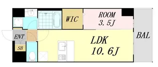 大阪府大阪市淀川区加島4丁目【マンション】の間取り