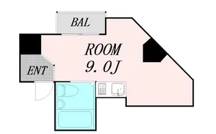 レディース大鉄【3階】の間取り