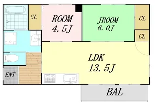 小寺ハイツ【4階】の間取り