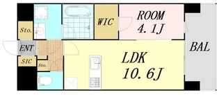1LDKの間取り画像
