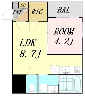M-city千林大宮Ⅱ【2階】の間取り