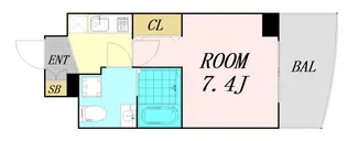 大阪府大阪市生野区桃谷2丁目【マンション】の間取り