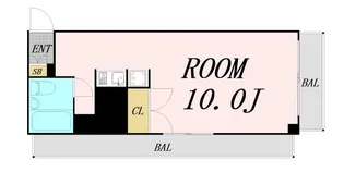 藤和シティコープ新大阪【4階】の間取り