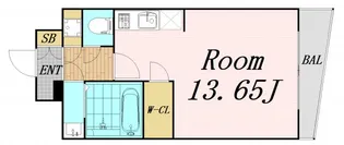 セレニテ新大阪弐番館【14階】の間取り