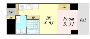 セレニテ新大阪弐番館【15階】の間取り