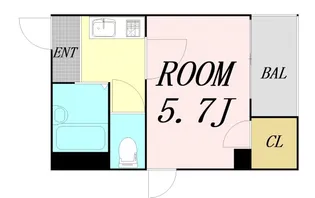 ノールプレール新町【2階】の間取り