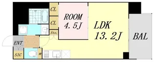 プレジオ永和ASIAN【11階】の間取り