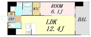 大阪府東大阪市高井田元町2丁目【マンション】の間取り