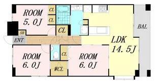 3LDKの間取り画像