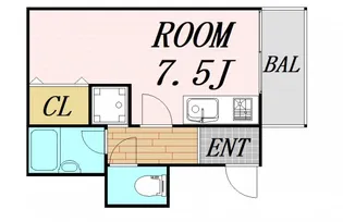 コムシノア【1階】の間取り