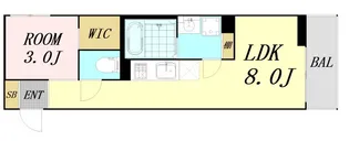 S-MOVE緑橋Ⅱ【1階】の間取り