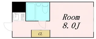 ステュディオ新大阪【2階】の間取り