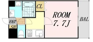 プレジオ福島【3階】の間取り