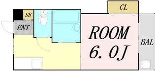 大阪府吹田市出口町【アパート】の間取り