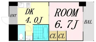 第15関根マンション【4階】の間取り