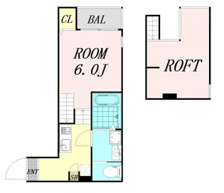 ハーモニーテラス花川Ⅲ【1階】の間取り